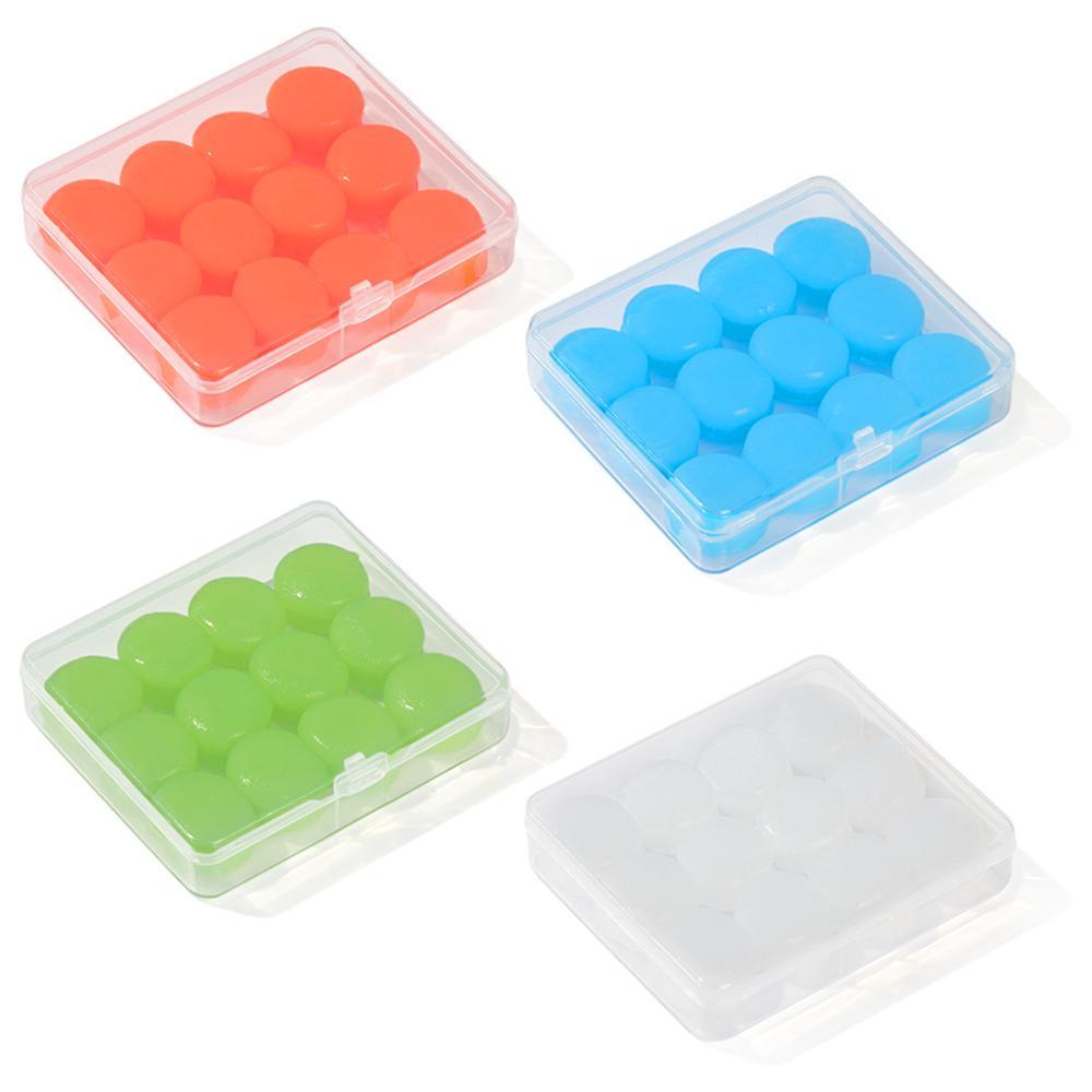 MUVAKO Set 6 Cặp Nút Bịt Tai Bằng Silicon Mềm Cách Nhiệt Chống Nước Có Thể Tái Sử Dụng Bảo Vệ Tai Khi Ngủ