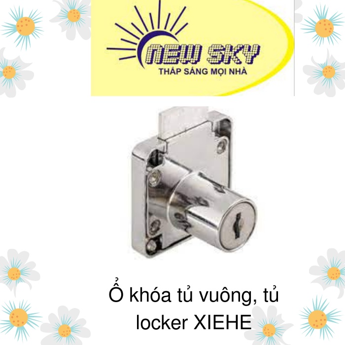 Ổ khóa tủ vuông, tủ locker XIEHE