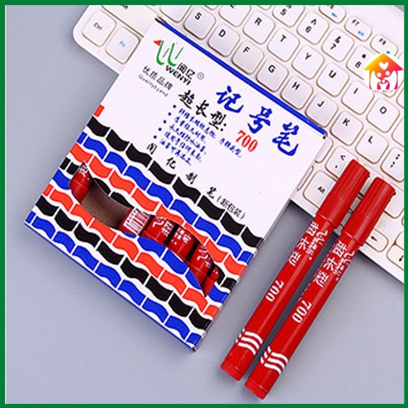 Hộp 8 bút dạ 700 mực không thấm nước nhanh khô
