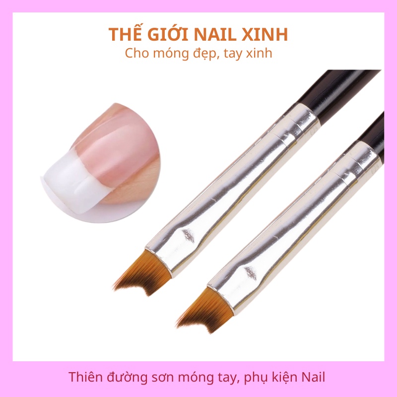 Bộ cọ vẽ móng phụ kiện nail cọ nét cọ hoa cúc cọ fen đầu móng cọ ombre chuyên dùng để vẽ trang trí nail