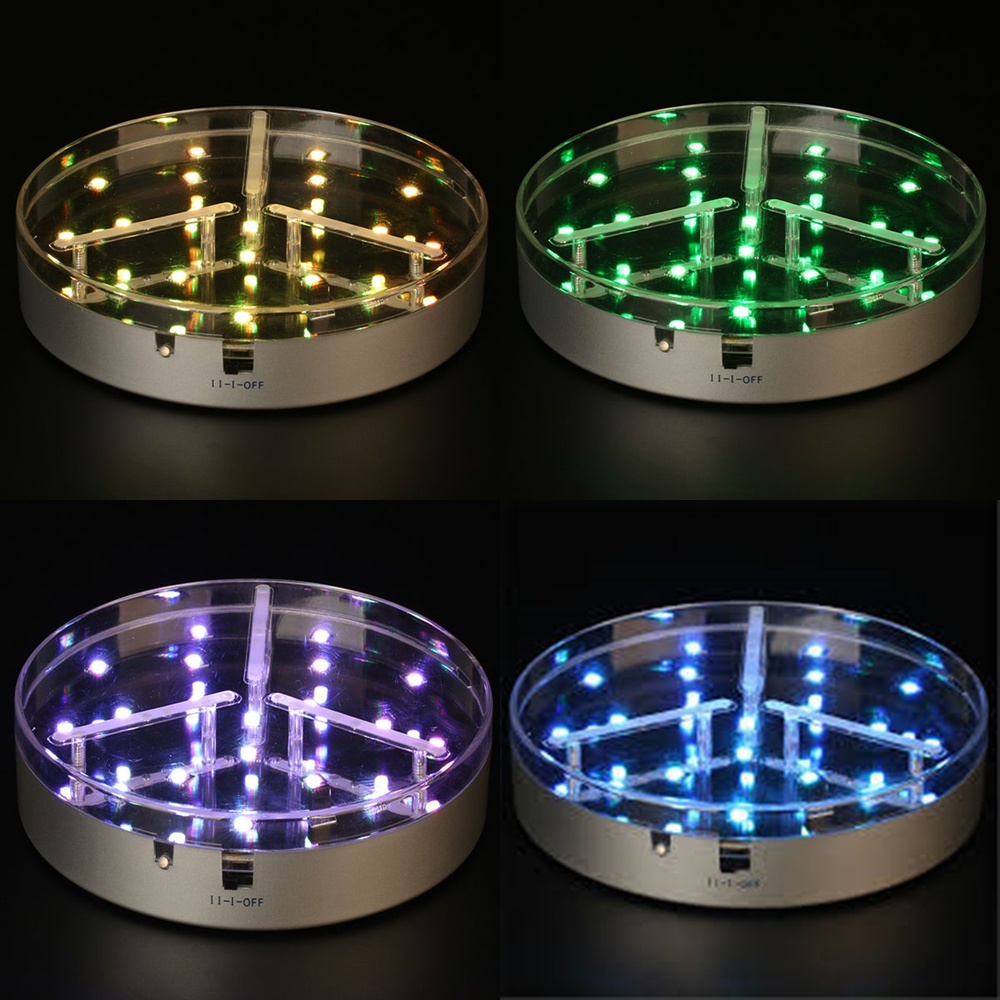 Đèn Led sử dụng pin. 6inch LED light base