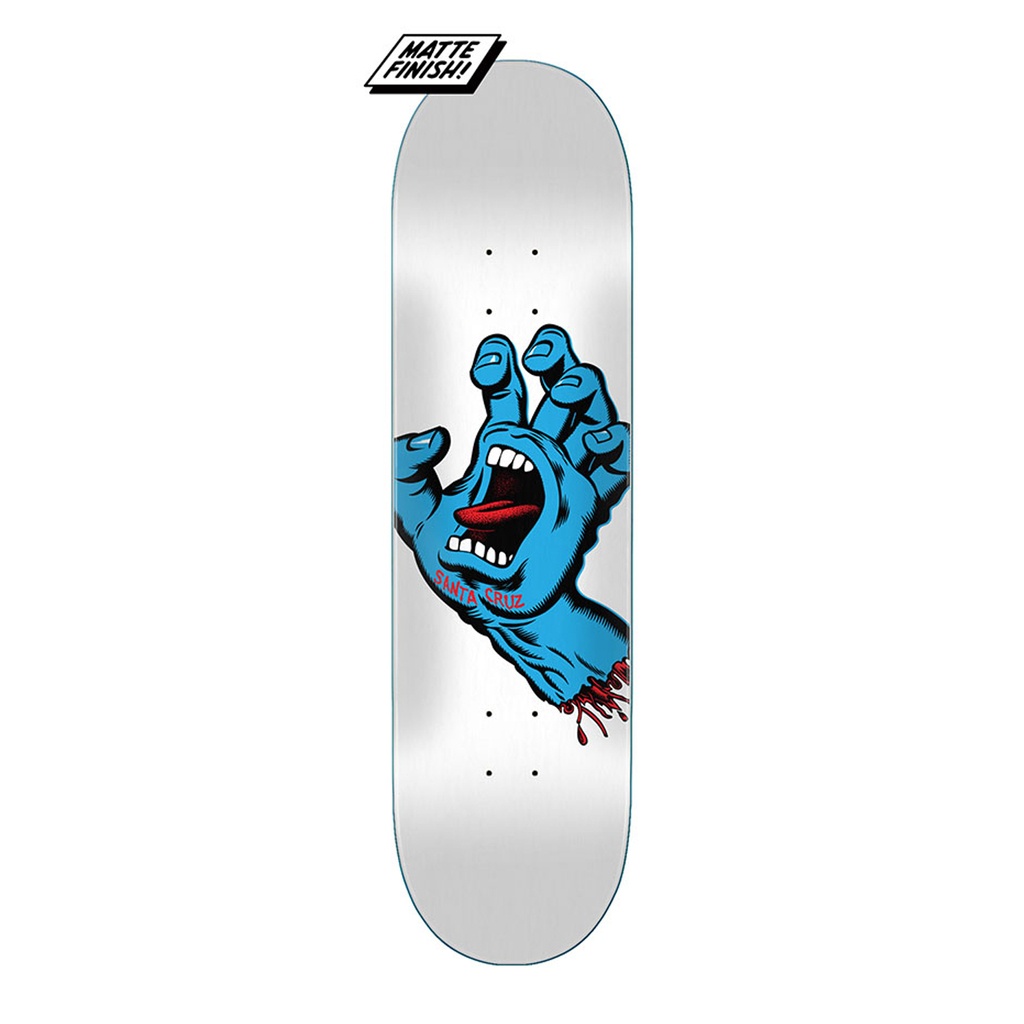 Mặt Ván Trượt Skateboard SANTA CRUZ SCREAMING HAND DECK 8.25