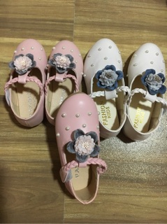 GIÀY BÚP BÊ ĐÍNH NƠ VÀ ĐÁ ( SZ 26-30)