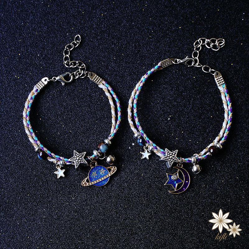 Vòng Tay Hình Hành Tinh/Mặt Trăng/Ngôi Sao Dễ Thương Cho Nữ（quà tặng ngày thiếu nhi）