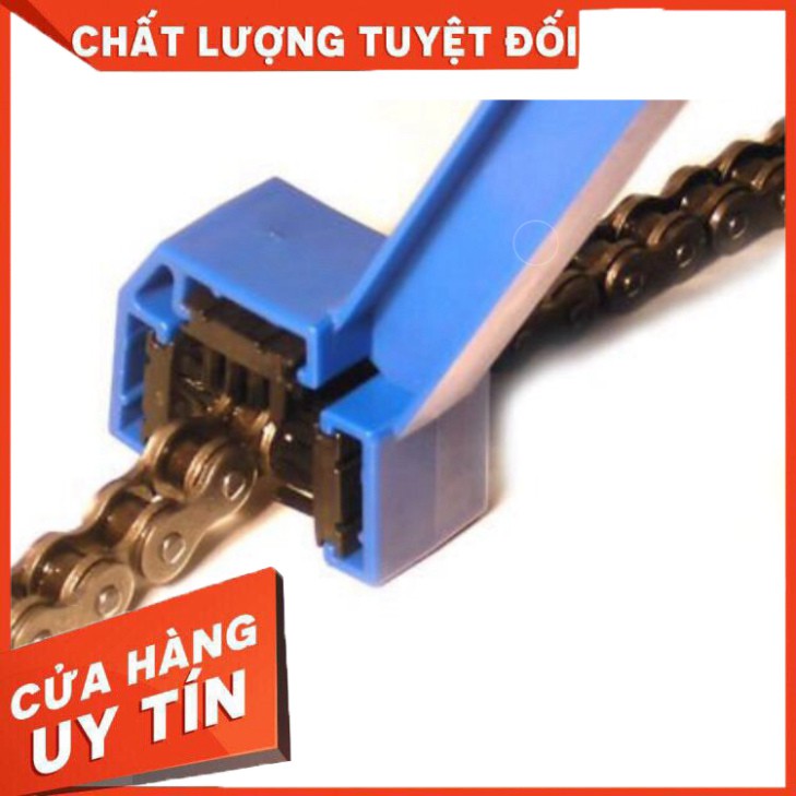 Bàn chải Cọ Xích , nhông sên xe máy 3 chiều Cực sạch!