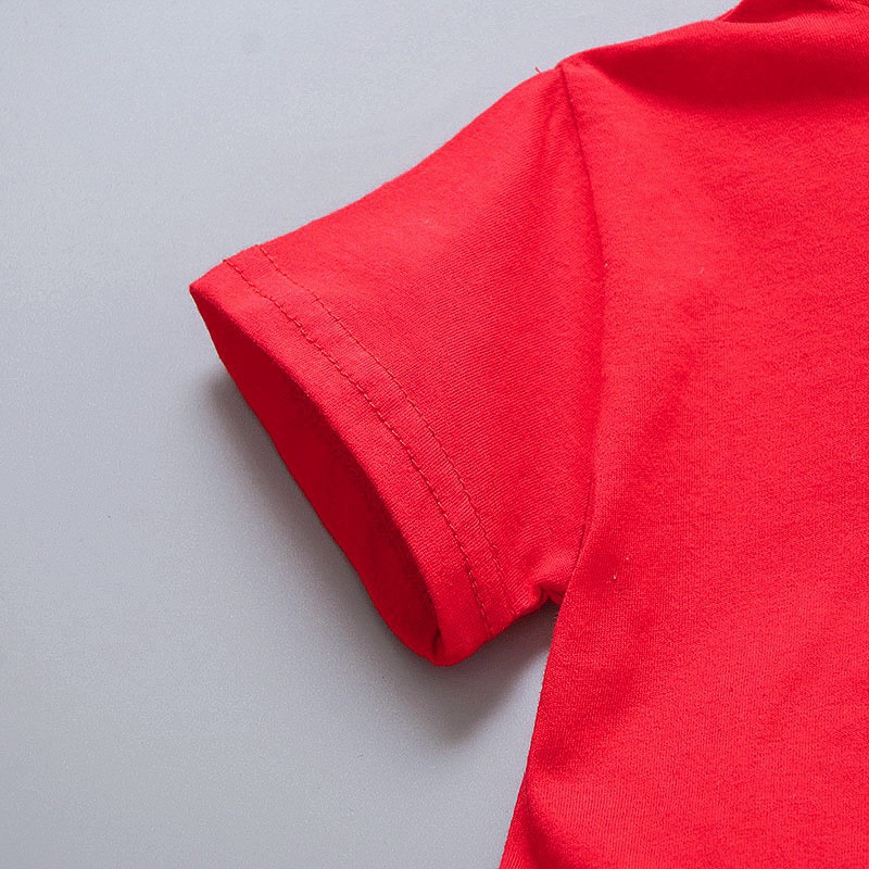 Set áo thun + quần short phong cách Trung Hoa cho bé