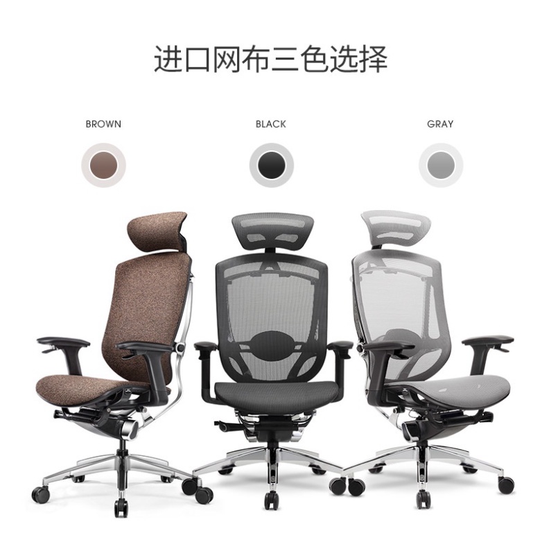 Ghế Ergonomic Công Thái Học GTChair Marrit X Lưới Xám 5D - Chế độ ngả 135 độ - Điều chỉnh linh hoạt