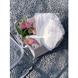 Mũ Tai Bèo Chống Nắng Thiết Kế Xếp Ly Phong Cách Hàn Quốc Xinh Xắn Cho Nữ
