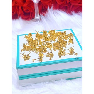 Bông tai bi, có giấy của tiệm vàng