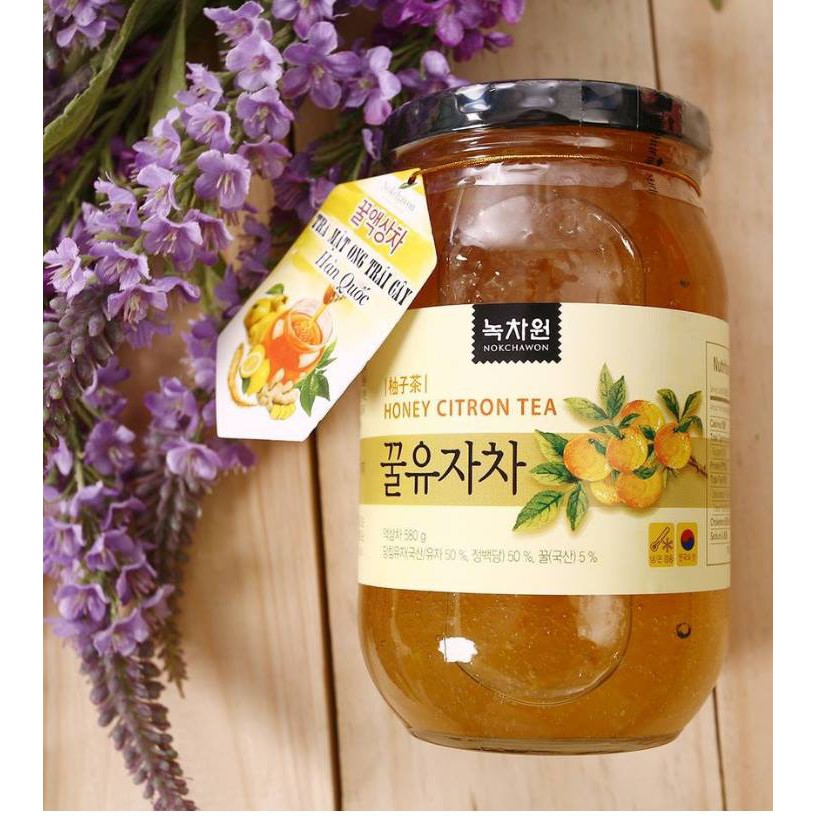 Trà Thanh Yên Mật Ong Nokchawon Honey Citron Tea 580g