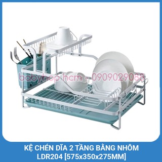 KỆ ÚP CHÉN DĨA 2 TẦNG LOCK&LOCK LDR204