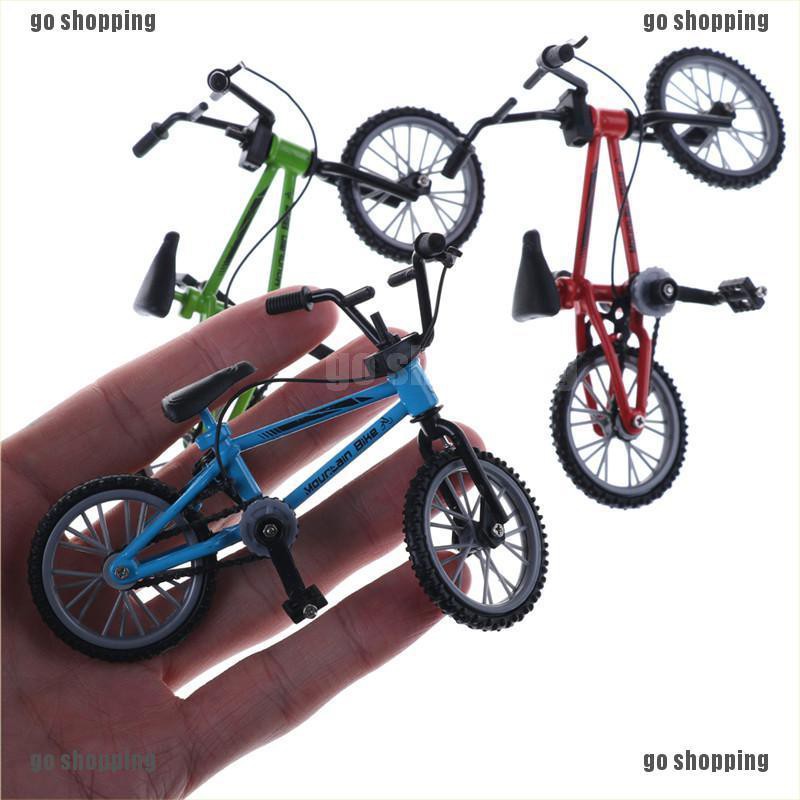 {go shopping}Mini Finger Mountain BikesToys Alloy Bicycle Creative Game Gift for Children