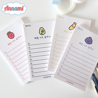 Set 50 Giấy Ghi Chú Hình Trái Cây Xinh Xắn