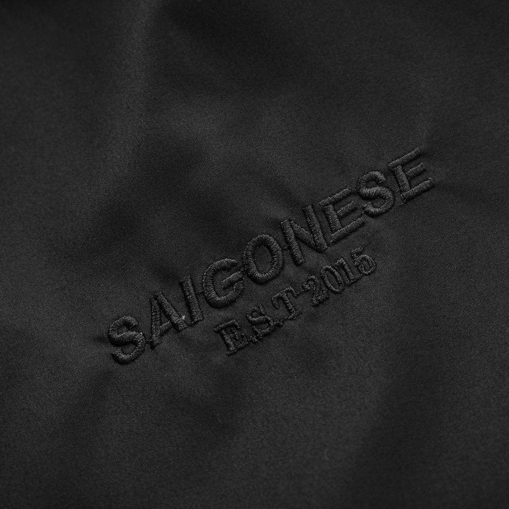 Áo Khoác SAIGONESE Unisex Form Rộng Nam Nữ Vải Chất Dù 2 Lớp