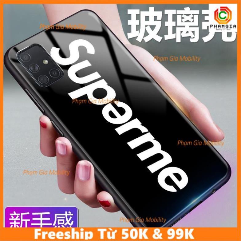Ốp Lưng Kính Cường Lực Chống Rơi Vỡ Cho Samsung Galaxy A71 A51 superme