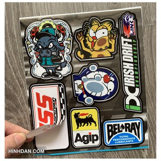Tem Decal dán xe chống nước