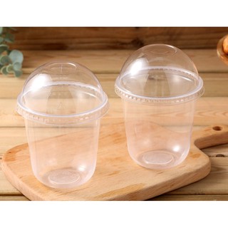 300 cốc nhựa PP đáy bầu Q360ml, miệng 95mm