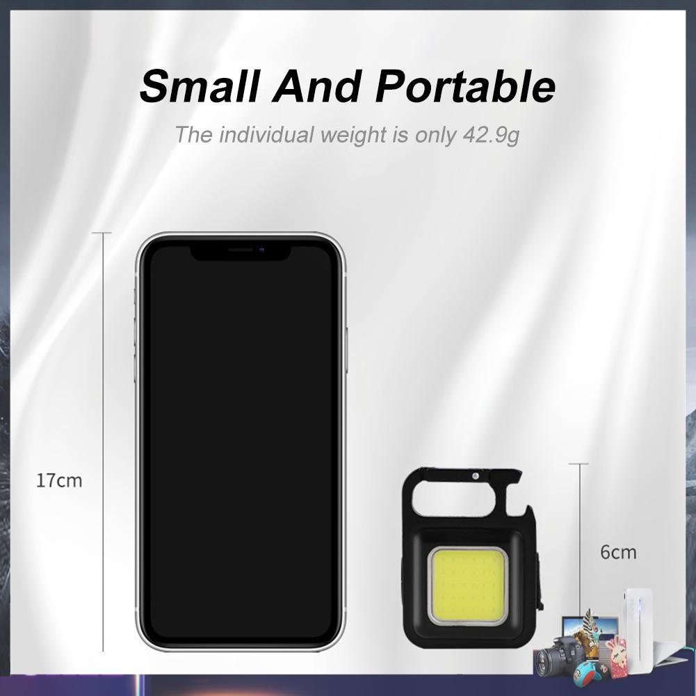 500 Lumens Móc Khóa Có Đèn LED COB