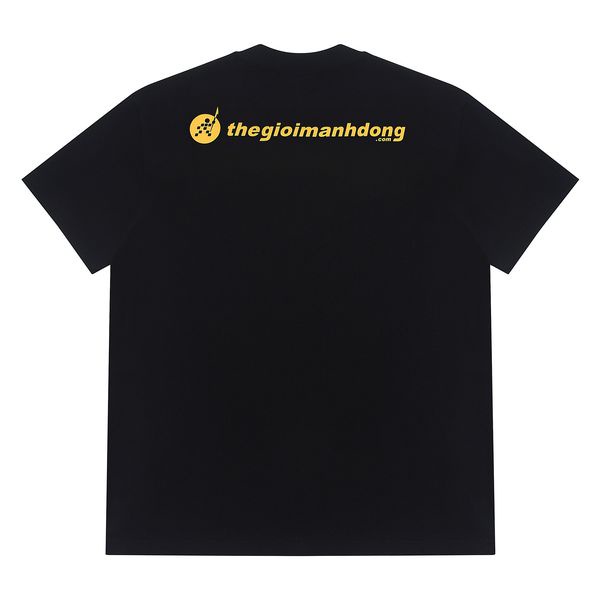 Áo thun Thegioimanhdong màu đen Kimocheese