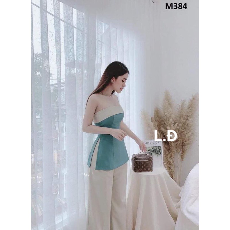 [Mã WASTCOOL giảm 15% tối đa 50K đơn 99K] Set áo quây & quần suông | BigBuy360 - bigbuy360.vn