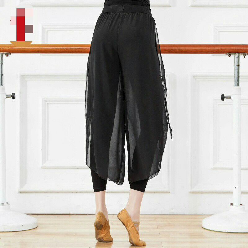 Quần múa legging phối tà xoan xẻ Q03 | BigBuy360 - bigbuy360.vn