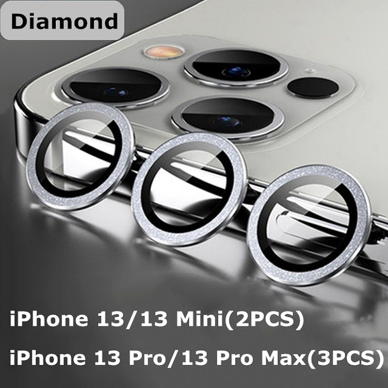 Kính cường lực viền kim loại bảo vệ camera cho iPhone 13 12 Pro Max 11 12 13pro max 13mini 13pro | BigBuy360 - bigbuy360.vn