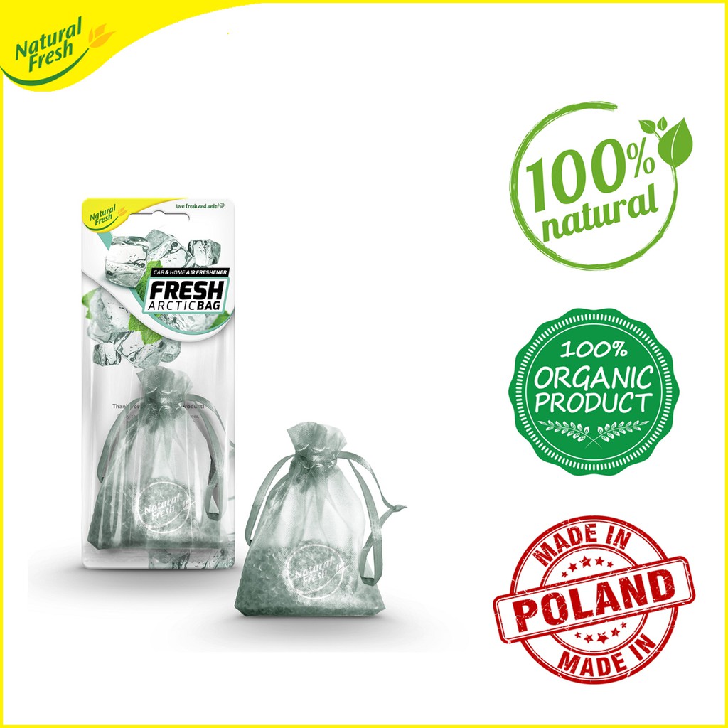 Túi sáp thơm treo ô tô, tủ quần áo Natural Fresh - sáp thơm nước hoa ô tô