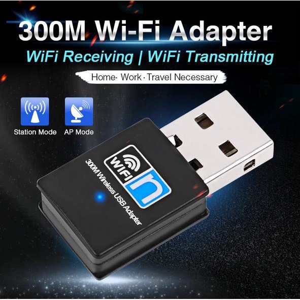 Usb wifi - Usb thu sóng wifi SMH tốc độ cao 300Mbps 802.11N (300Mbps)