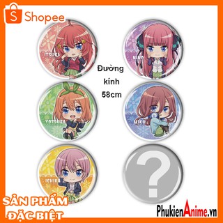 Shop Anime Hcm - SET 6 huy hiệu Anime Gotoubun No Hanayome mẫu 1