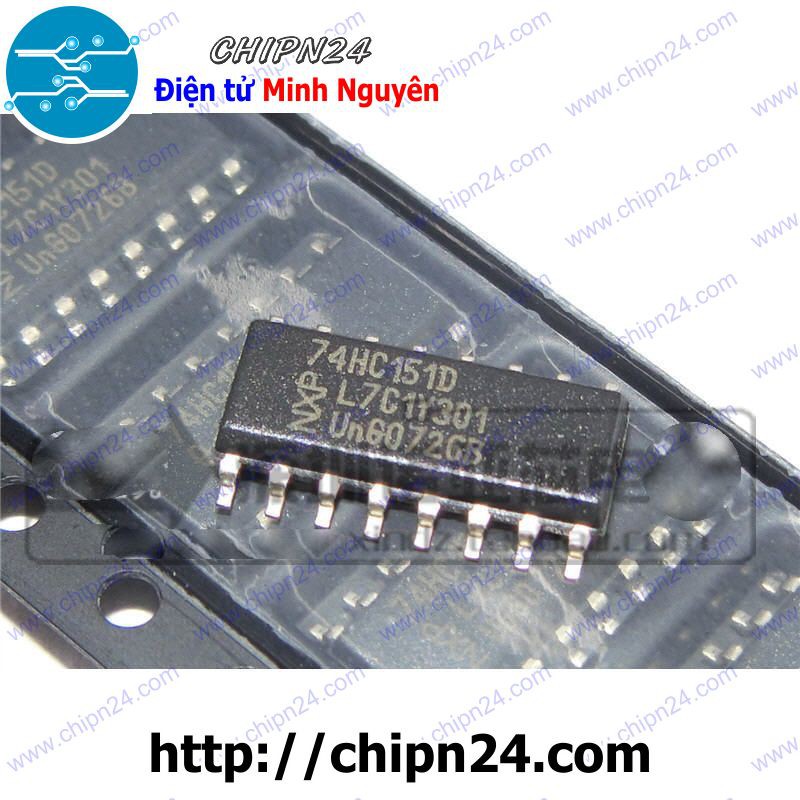 [2 CON] (SOP) IC Dán 74HC151 SOP-16 (SMD) (74HC151D 74151)