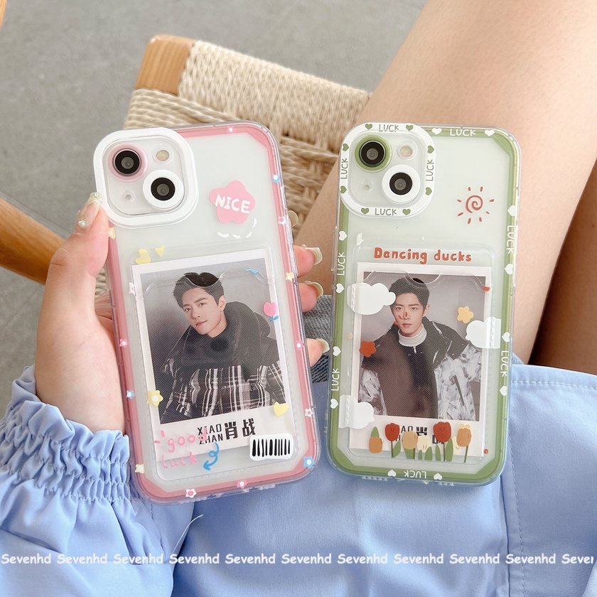 Ốp Điện Thoại Mềm Trong Suốt Có Ngăn Đựng Thẻ Cho iPhone 14 13 12 11 Pro Max X XR Xs Max 8 7 6 6s Plus SE 2020