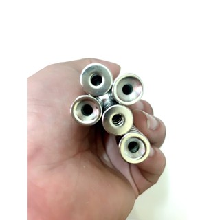 Nam châm đất hiếm 12x5 lỗ 4mm, nam châm trắng có lỗ dùng bắt vít
