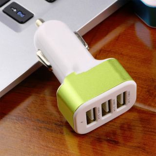 Cốc sạc 3 cổng cho xe hơi