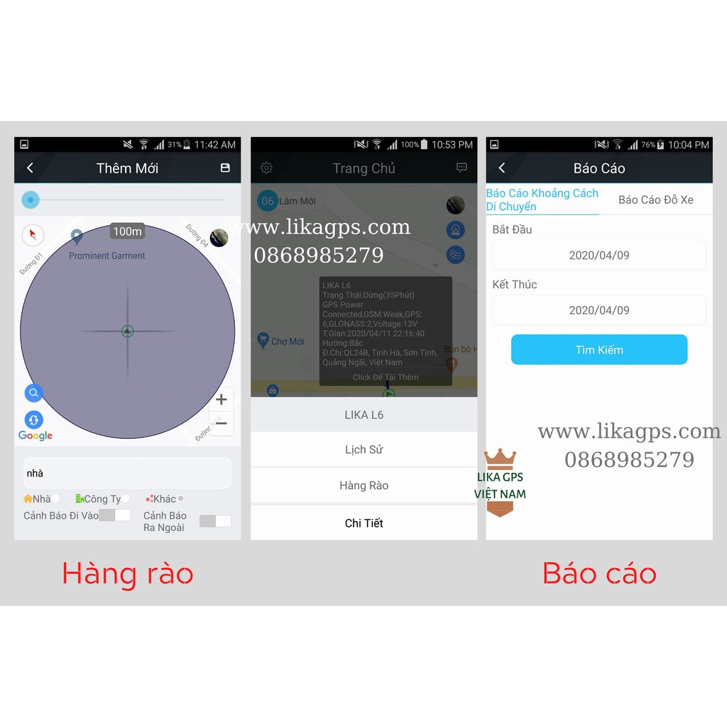 Thiết bị định vị không dây dùng pin LIKA Plus 4G, Plus MAX 4G độ chính xác cao, bảo hành 1 năm (VT03D, A9, A9+, A9 Plus)