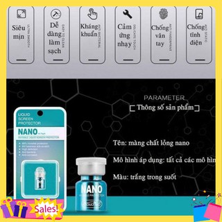 Keo dung dịch Nano phủ kính bảo về màn hình điện thoại chống trày sướt nhẹ dùng cho tất cả điện thoại
