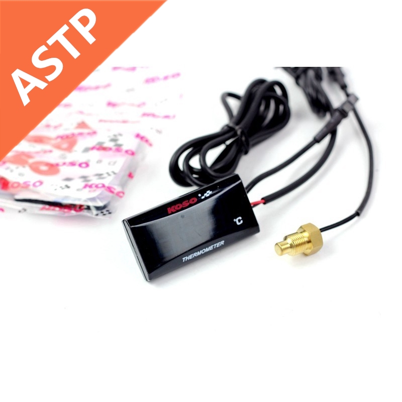 ASTP KOSO Meter Motorcycle Water Temperature Digital Hygrometer Thermometer Sensor For Honda RS150 Yamaha LC135 Y15ZR NMAX