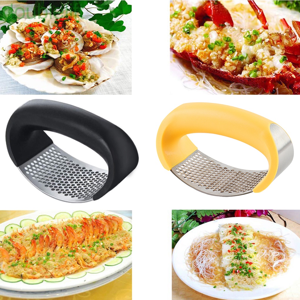 Dụng cụ nghiền tỏi bằng thép không gỉ tùy chọn màu sắc