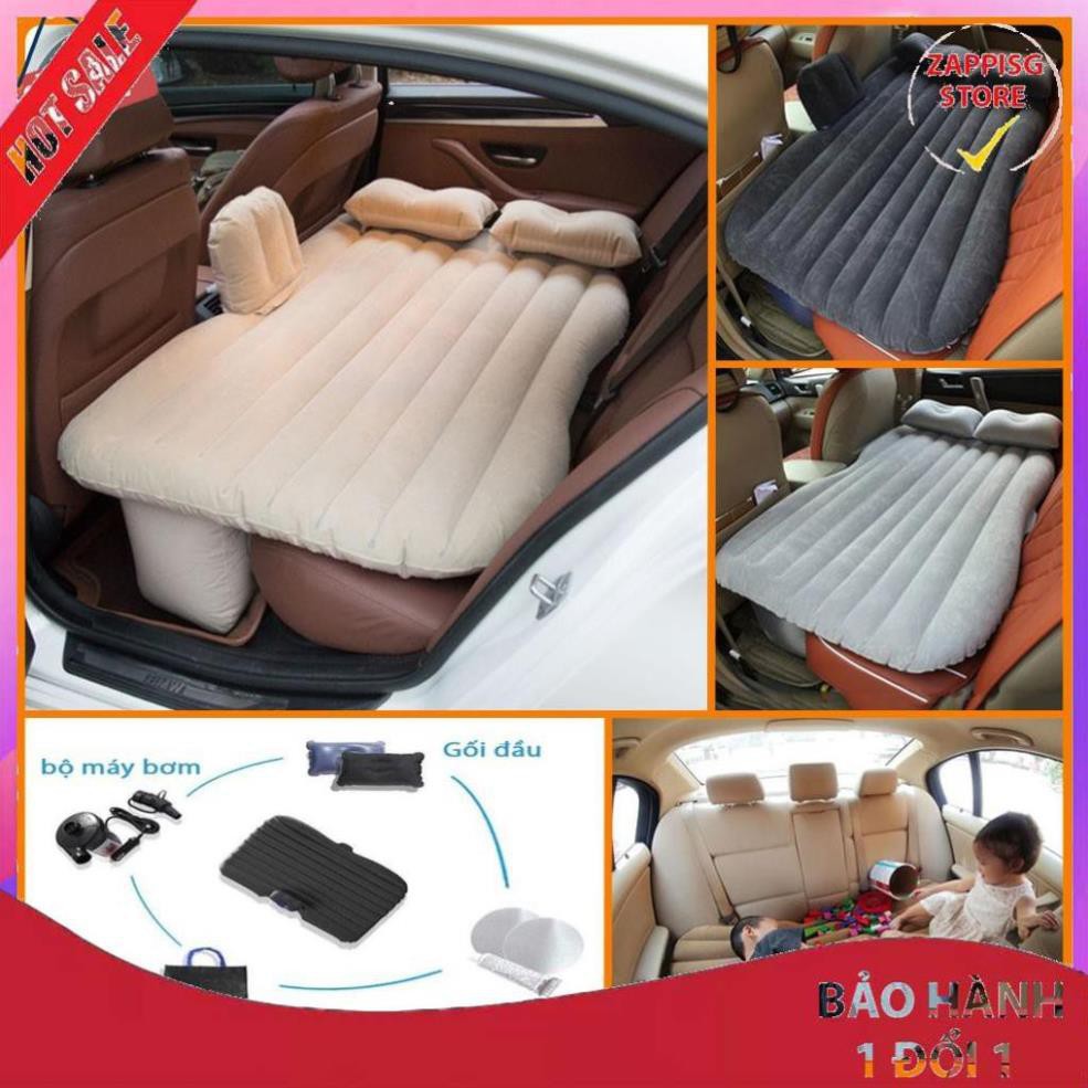 Sale Sale Đệm Hơi Ô Tô Chân Đế Rời Tiện Dụng – Có Kèm Bộ Bơm Cắm Điện Tẩu 12V