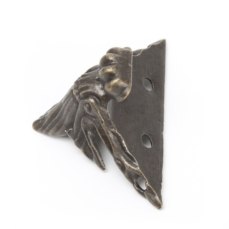 Set 4 phụ kiện bảo vệ và trang trí góc bằng hợp kim phong cách cổ điển xinh xắn