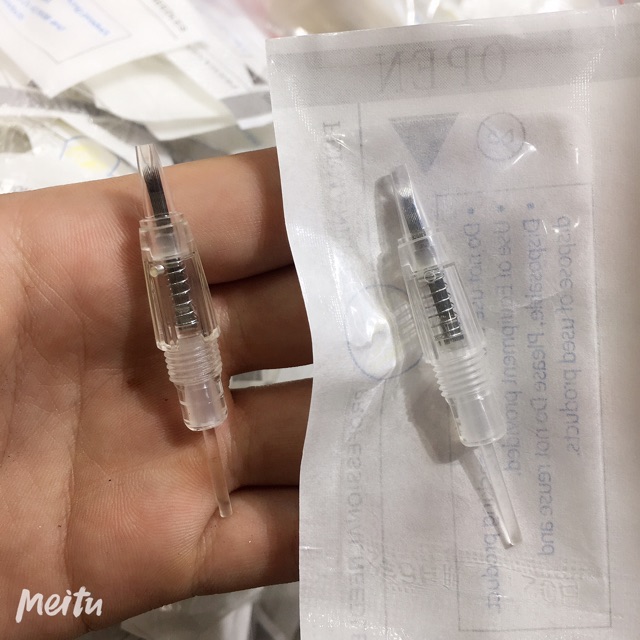 Kim U-9 điêu khắc lông mày dành cho máy thần thánh lò xo , máy charm...10kim