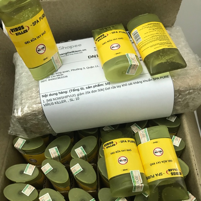 Gel rửa tay khô diệt khuẩn Spa Pure | BigBuy360 - bigbuy360.vn