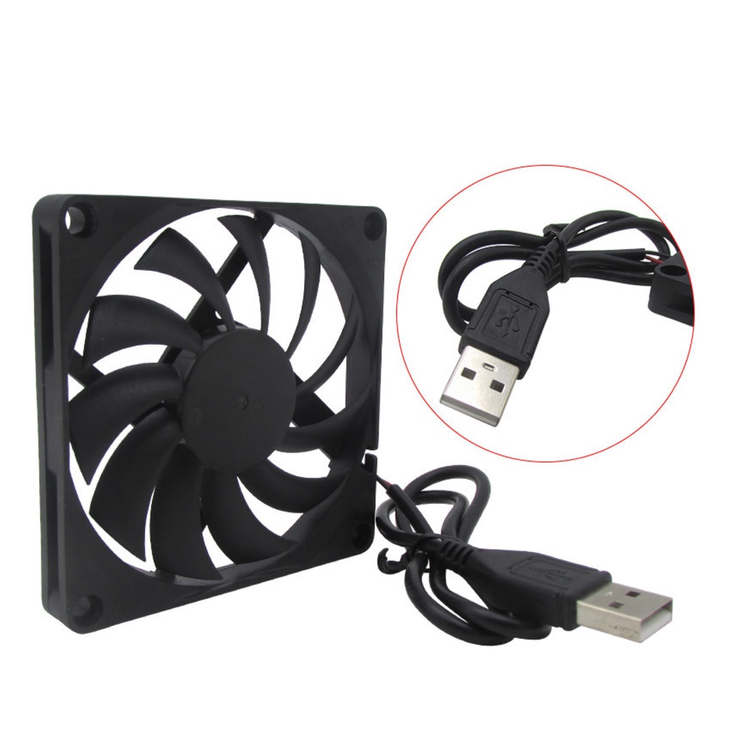 Quạt Tản Nhiệt USB 5V 8cm Thông Dụng Cho Máy Tính