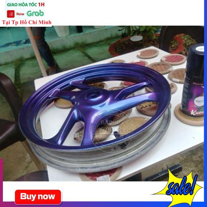 Sơn Xịt Samurai Paint K6 - T901 Màu 3D Xanh Ánh Tím Đổi Màu Theo Góc Nhìn