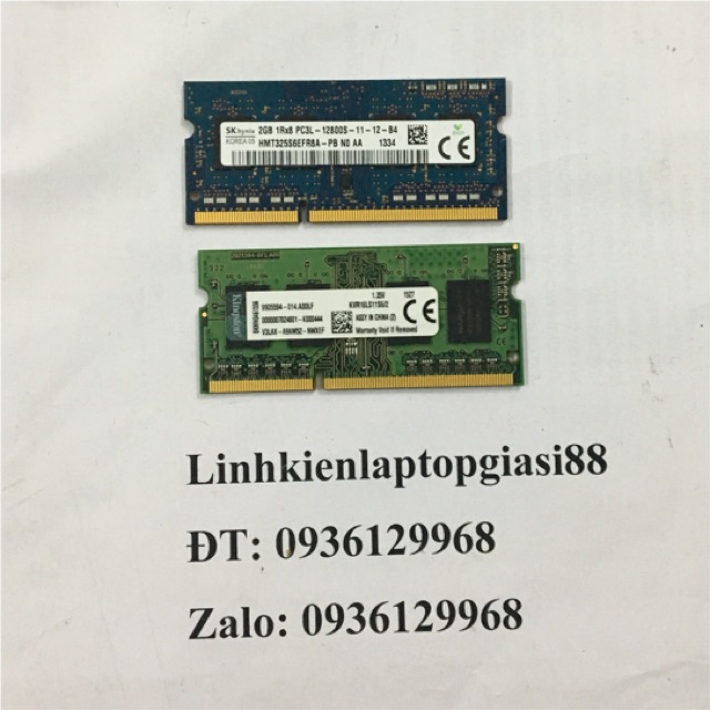 Ram pc3l 2Gb laptop 1600