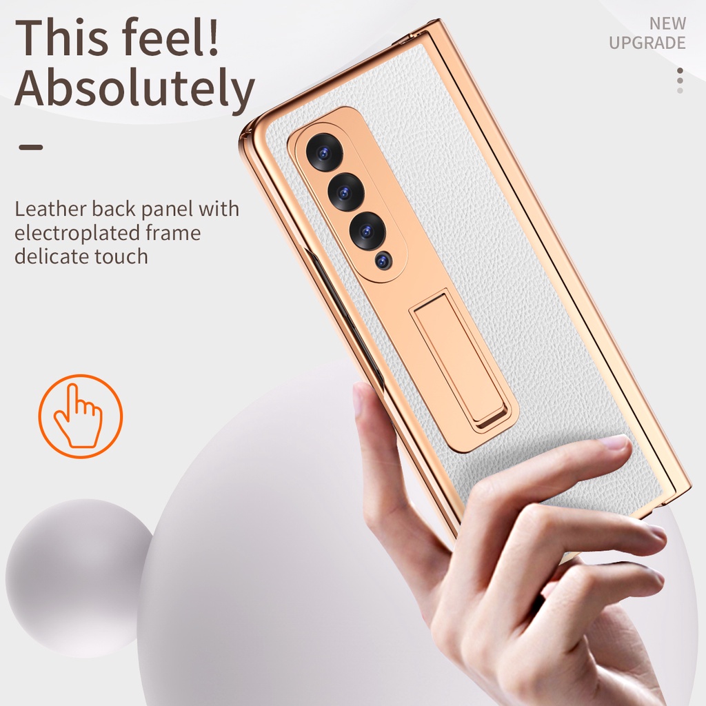 Bao Da Điện Thoại Có Nắp Gài Cho Samsung Galaxy Z Fold 3 5G Fold 2 5G