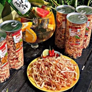 Khô Mực Xé Sợi Hấp Nước Dừa 300gr