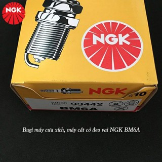 bugi NGK BM6A cho máy cắt cỏ, cano, máy nổ 2 thì made in Japan, sản xuất tại nhật 5921 93442