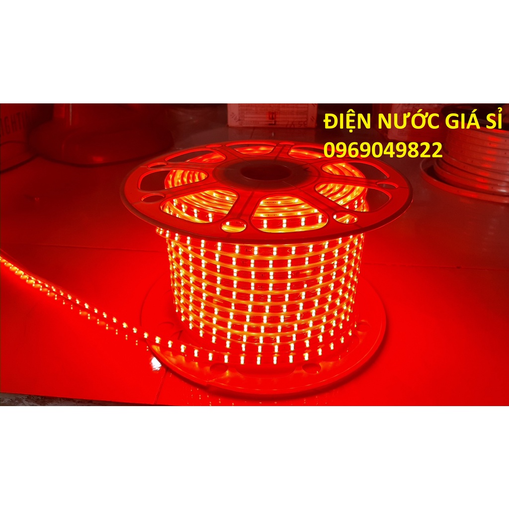 5 Met Đèn Led Dây Đôi Màu Đỏ 2835 Trang Trí Hắt Trần, Quấn Cây, Đèn Nền - Led Dây Màu Đỏ (mua 20m tặng bộ nguồn)