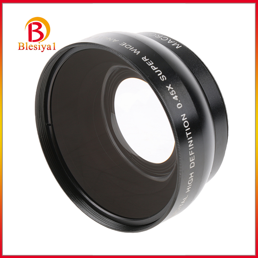 Ống Kính Góc Rộng Và Macro 52mm 0.45x Cho Máy Ảnh Nikon D3200 D3100 D5200 D5100 D3300