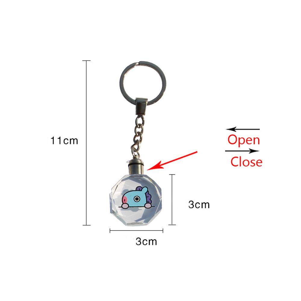 Móc Khóa Biểu Đồ EUCA|Đèn Trong Suốt